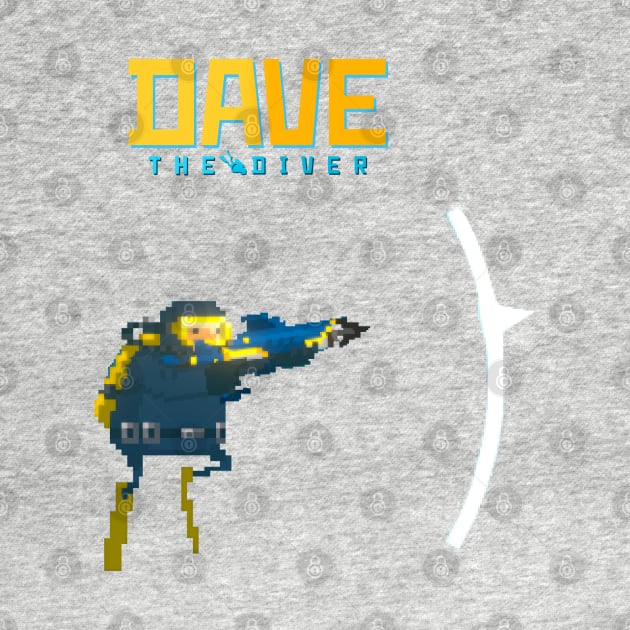 DAVE the diver - Harpoon by Buff Geeks Art